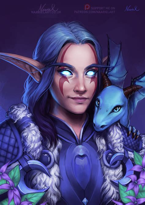 Warcraft Commission Night Elf And Emmigosa By Naariel On DeviantArt