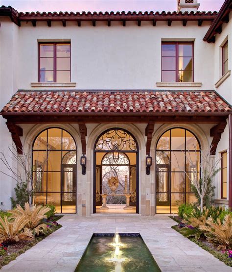 Courtyard Spanish Style Homes Mediterranean Homes Spanish House