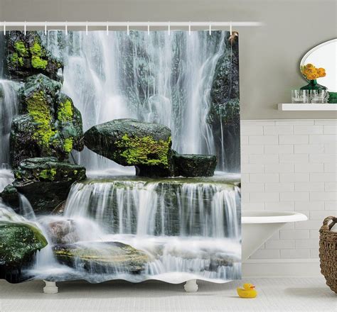 Does your above ground pool dominate your back yard? Waterfall Majestic Blocked with Massive Rocks with Moss on ...