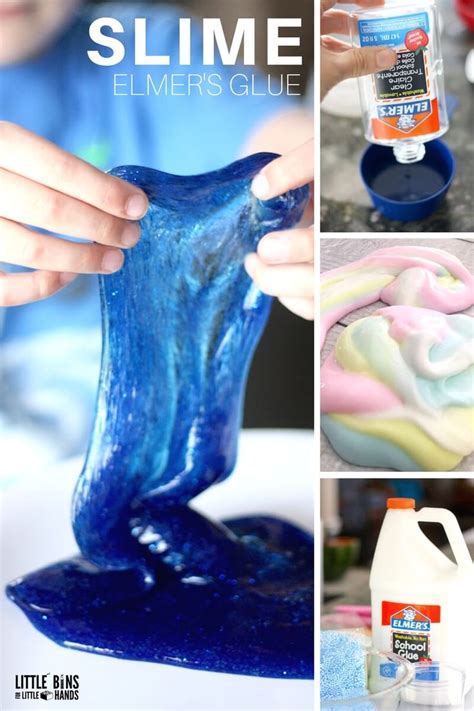 Fluffy Slime In Less Than 5 Minutes Little Bins For Little Hands