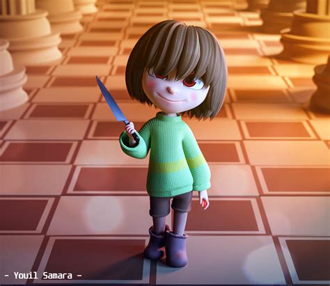 Chara Undertale Finished Projects Blender Artists Community
