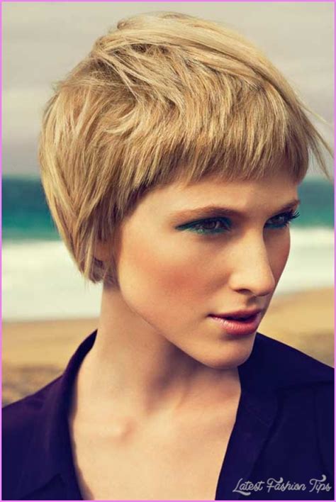 A wispy bob is the best option for schools as in the. Short Haircuts For Women With Thick Hair ...