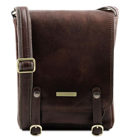 Leather Crossbody Shoulder Bag Roby Domini Leather