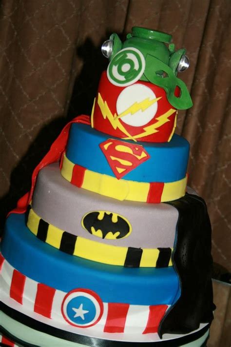 Birthday cake ideas for boys! Marvel heroes grooms cake. | Wedding Cakes His | Pinterest ...