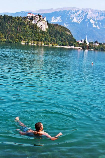 Never Thought Id Swim In A Lake In The Alps Was So Cool Lake Bled