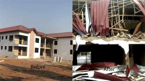 Nigerian Embassy Staff Quarters In Ghana Demolished By Businessman