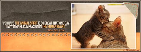 Animal Facebook Covers Quotes. QuotesGram Animals are stylized characters in a kind of old saga stylized because even the most acute of them have little leeway as they play out their parts.