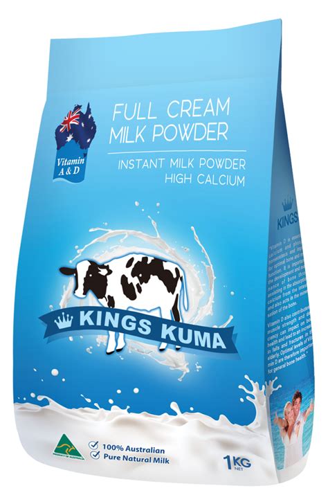 Kings Kuma Full Cream Milk Powder 1kg Pack Of 2kg Aud 2400 Food