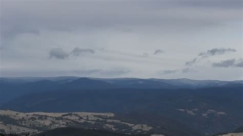Distant View Of Part The Oberon Plateau With Snow Wed 25th Aug 2021