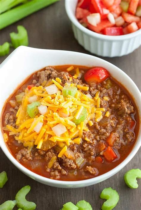Of course, i had to modify the original low carb refried beans recipe a little. Low Carb Chili - Most Flavorful Keto Chili Recipe - The ...