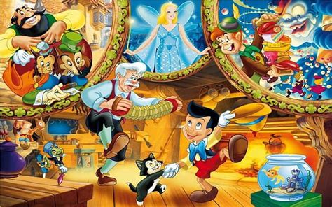 Hd Wallpaper Pinocchio And Clementoni Puzzle 25163 Classic 3 X 48