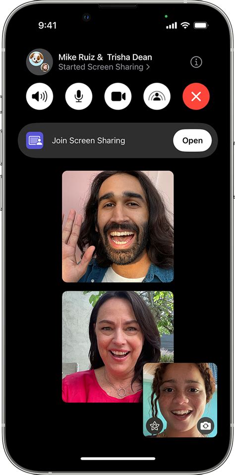 Share Your Screen In Facetime On Your Iphone Or Ipad Apple Support