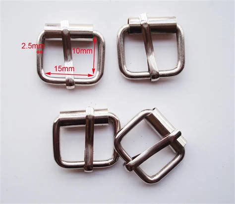 wholesale 15mm wide silver antique rust plating ferrous belt pin buckle bag buckles garment