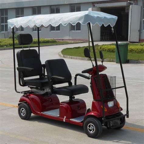 China 800w Battery Powered 2 Seat Mobility Scooter For Elderly Dl24800