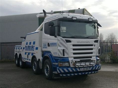 Scania R480 Burrows Recovery Tow Truck Trucks Towing