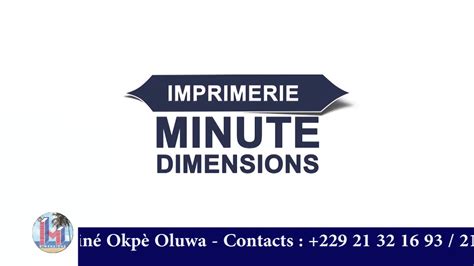 Imprimerie Minute Dimensions Client Go Africa Online Youtube
