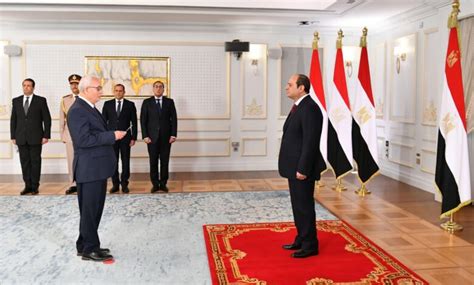 President Sisi Swears In Egypt S New Cabinet Ministers Egypt