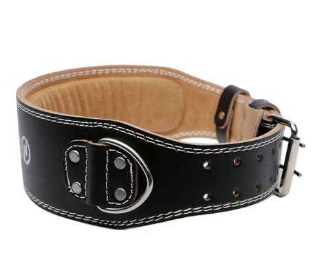 Premium Leather Weightlifting Belt With Back Supporting Soft Pad And