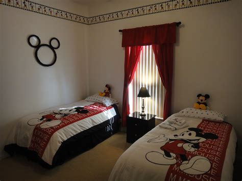 Create a fun colorful mickey mouse bedroom for the younger children and babies with polka dots, spots and. Putting the mouse in the house! I did this Mickey Mouse ...