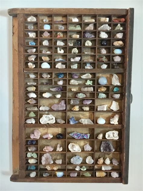 See full list on wikihow.com Printers tray displaying mini crystal collection | Rock ...