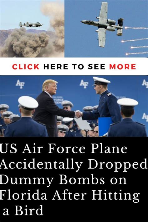 Us Air Force Plane Accidentally Dropped Dummy Bombs On Florida After
