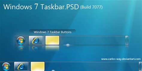 Windows 7 Taskbar Texture For Classic Shell Vilies