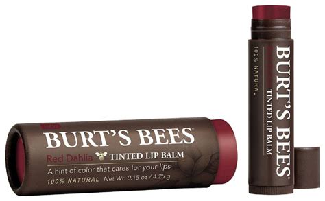 Burt S Bees Tinted Lip Balm Red Dahlia Reviews Makeupalley