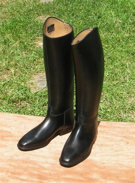 Leather Equestrian Riding Boots Leather Handmade English Dressage