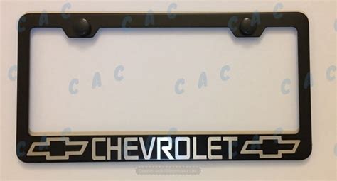 Chevrolet Chevy Stainless Steel License Plate Frame Rust Free Etsy
