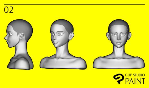 Full Pack 18 Types Poseable Head 3d Models Rigged