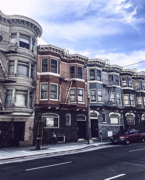A Lovely Row Of Houses In San Francisco San Francisco Travel San