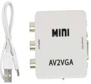 Kuvera Mini Av To Vga Converter Box P Hd Video Converter Audio