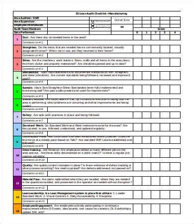 7 Audit Checklist Template Excel Sample Templates Vrogue