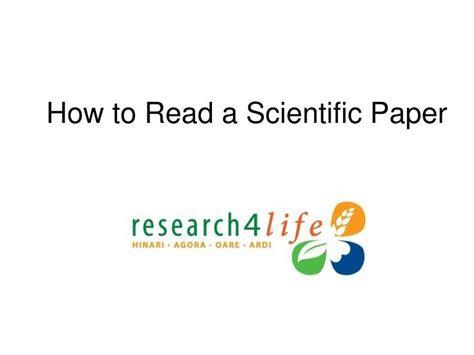 Ppt How To Read A Scientific Paper Powerpoint Presentation Id3373731