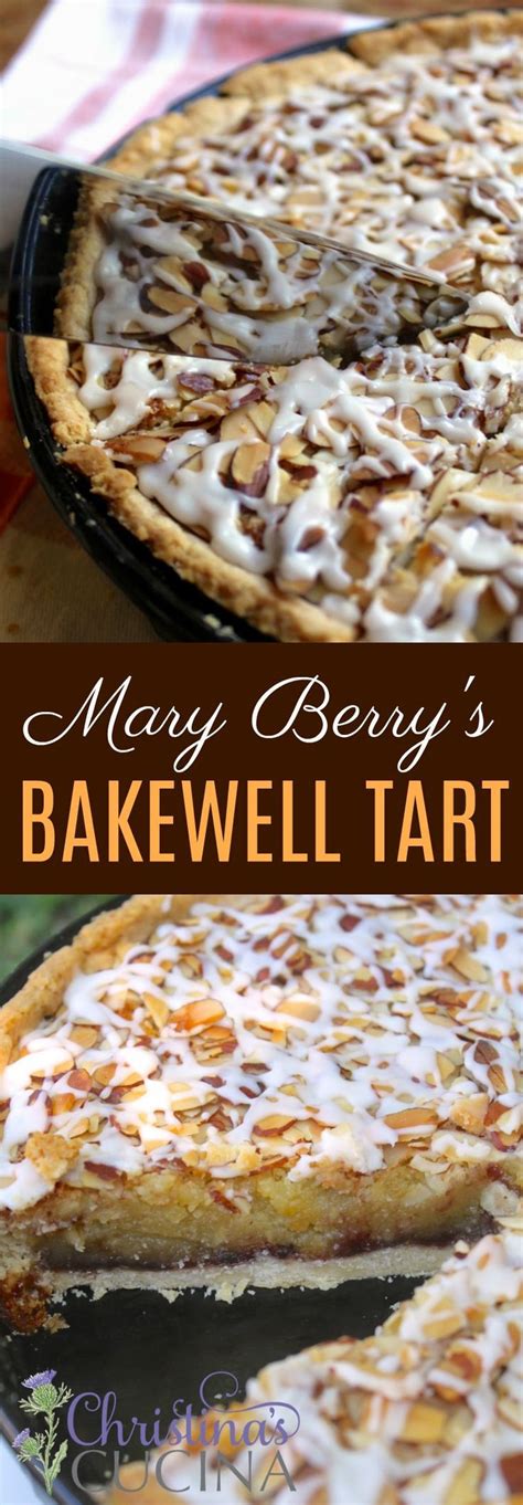 With a rich, moist chocolate sponge covered in ganache, this cake is the ultimate treat. Mary Berry's Bakewell Tart Recipe and a Mincemeat Twist from Christina's Cucina | Bakewell tart ...