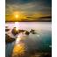Sunrise Off The Coast Of Newfoundland Image  Free Stock Photo Public