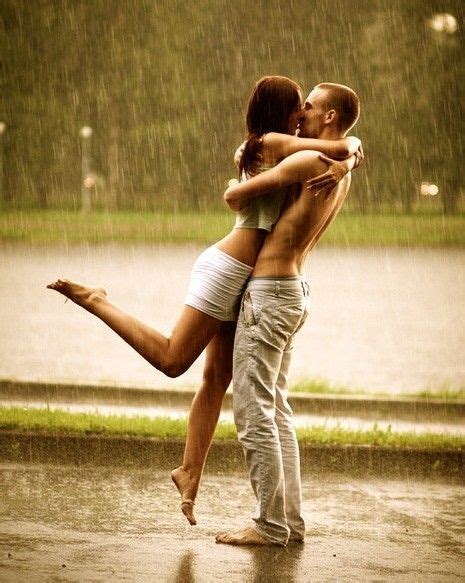 in the rain kissing in the rain romantic couple kissing dancing in the rain