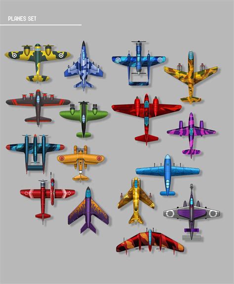 Airplanes Game Concept And Assets On Behance Airplane Games Game