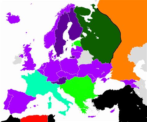 Nationstates Map Of Europe By Hailmotherpoland On Deviantart