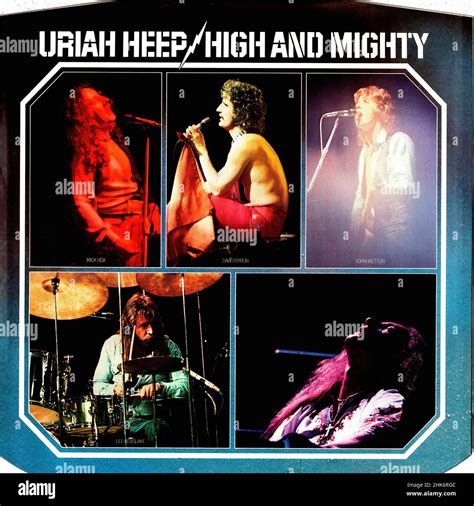 Vintage Vinyl Record Cover Uriah Heep High And Mighty Uk 1976