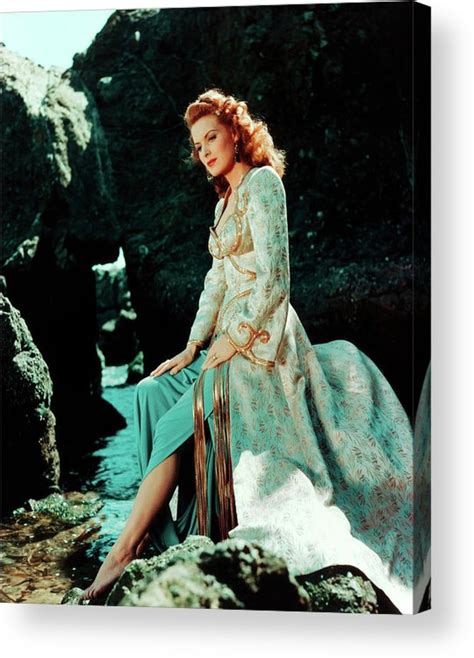 Maureen Ohara In Bagdad 1949 Directed By Charles Lamont Acrylic Print By Album Pixels