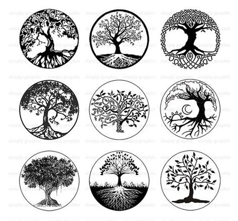 Tree Of Life Tattoo Circle Tree Of Life Tattoo Tree Tattoo Drawings