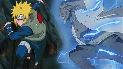 Adu Kecepatan Namikaze Minato Vs Raikage Ke 4 And Killer Bee Full