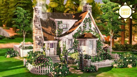 Rose Cottage Sims House Sims House Design Sims Building