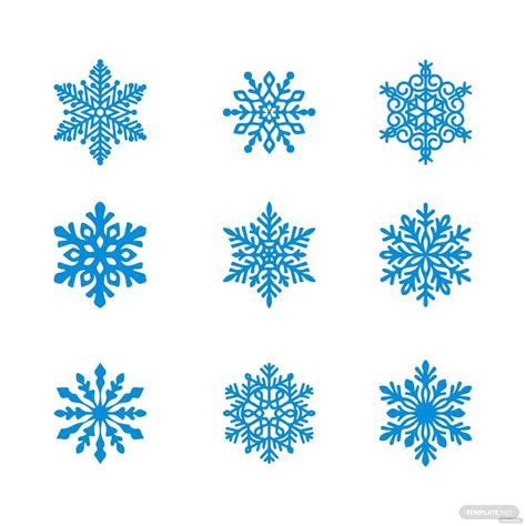 Fancy Snowflakes Vector In Svg  Png Illustrator Eps Download