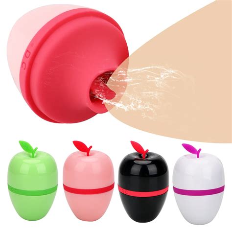 erotic nipple massager creative apple clitoris stimulation female masturbation tongue vibrator