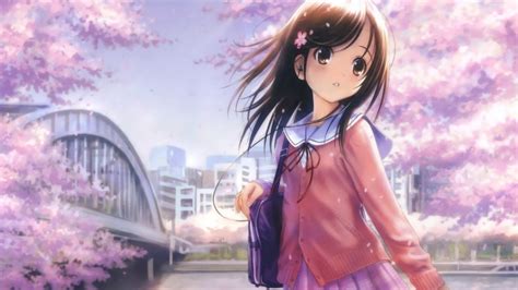 Cute Anime Girl Desktop Wallpaper 21551 Baltana