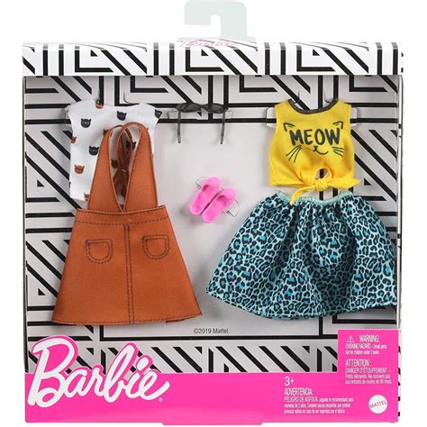 Mattel Barbie Fashions 2 Pack Clothing Set 2 Outfits Doll Include