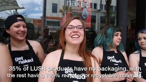 LUSH Cosmetics Goes Naked For Packaging Pollution Awareness YouTube