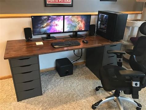 New Ikea Desk Album On Imgur Ikea Computer Desk Diy Computer Desk